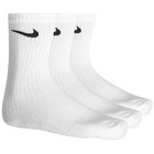 Nike Sukat Performance Lightweight Crew 3-pack - Valkoinen/Musta, Urheiluasusteet