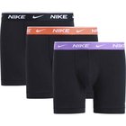 Nike Bokserit Essential Cotton Stretch 3-pack - Musta/Violetti/Oranssi