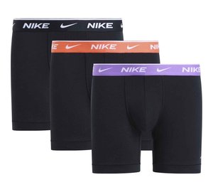 Nike Bokserit Essential Cotton Stretch 3-pack - Musta/Violetti/Oranssi