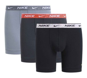 Nike Bokserit Essential Cotton Stretch 3-pack - Musta/Harmaa/Multicolor