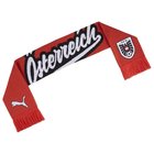 ÖFB CULTURE Scarf PUMA Black-Burnt Red