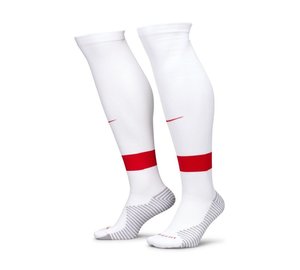 Nike Jalkapallosukat Strike - Valkoinen/Punainen