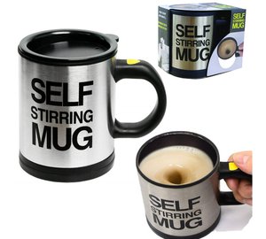 Muki sekoitustoiminnolla Self Stirring Mug, 350 ml