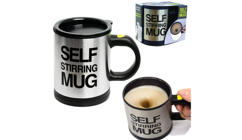 Muki sekoitustoiminnolla Self Stirring Mug, 350 ml