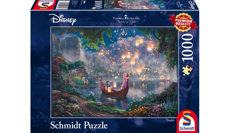 Disney Rapunzel Thomas Kinkade Palapelit 1000 palaa Schmidt