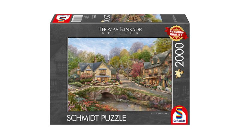 Summer In Cobblestone Village Palapeli 2000 Palaa Schmidt