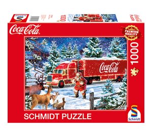 Coca Cola Christmas Truck Palapeli 1000 Palaa Schmidt