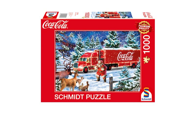 Coca Cola Christmas Truck Palapeli 1000 Palaa Schmidt
