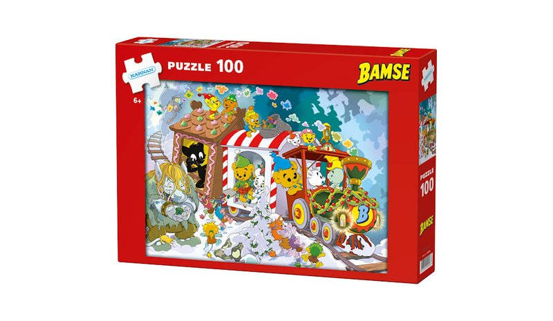 Palapeli Bamsen joulu 100 palaa, Kärnan