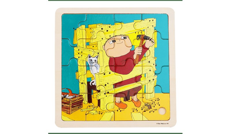 Alfons Puzzle Wooden Construction Fun 16 palaa