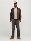 Jack & Jones Jorcrincle Leather Jkt Styd Aw24 - Brown - S