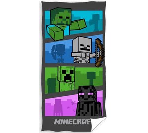 Minecraft-kylpypyyhe malli 2 - 100 prosenttia puuvillaa
