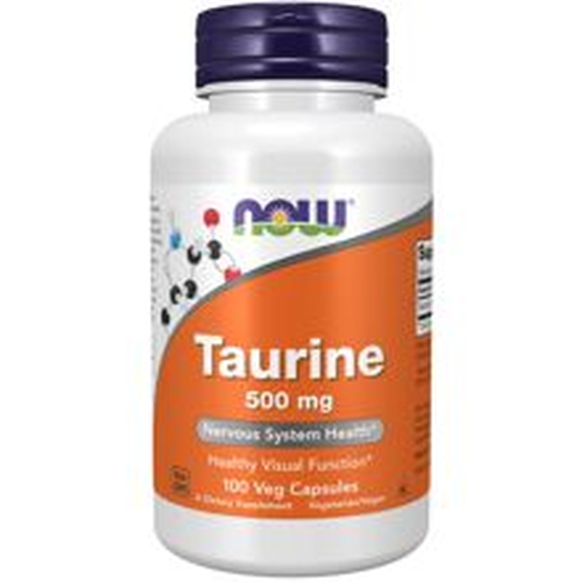 NOW Taurine 500 mg 100 kapselia