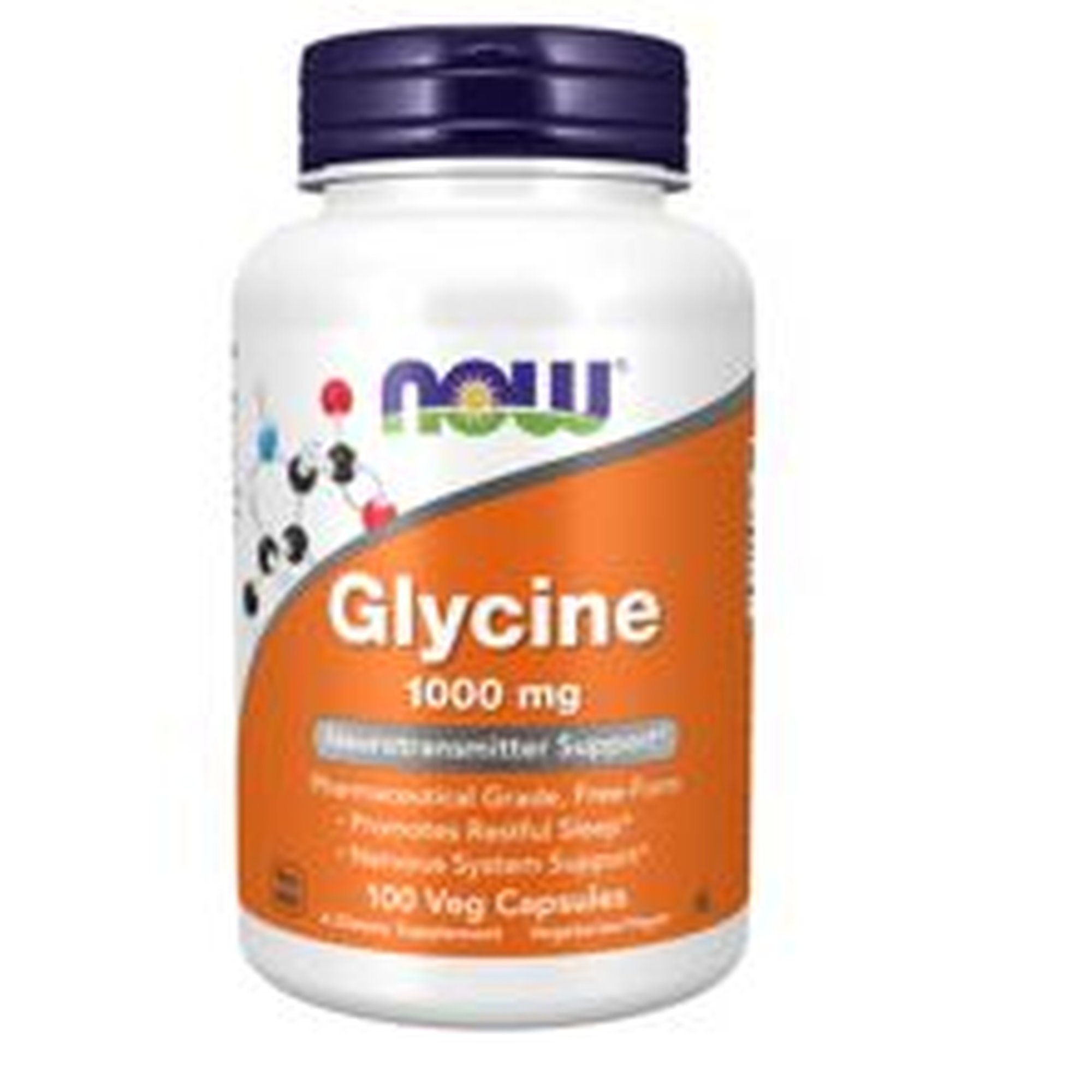 NOW Glycine 1000 mg 100 kapselia