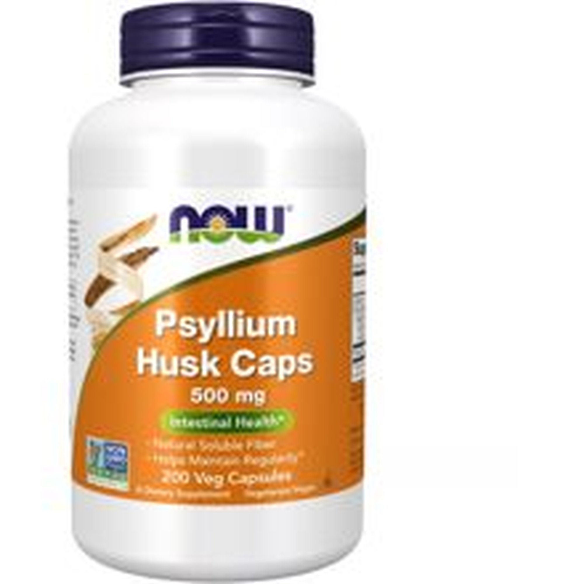 NOW Psyllium Husk Caps 500 mg 200 kapselia