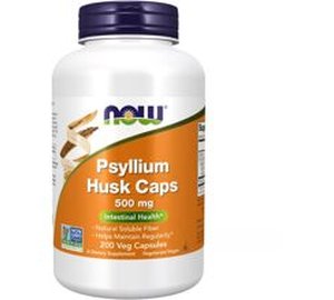 NOW Psyllium Husk Caps 500 mg 200 kapselia