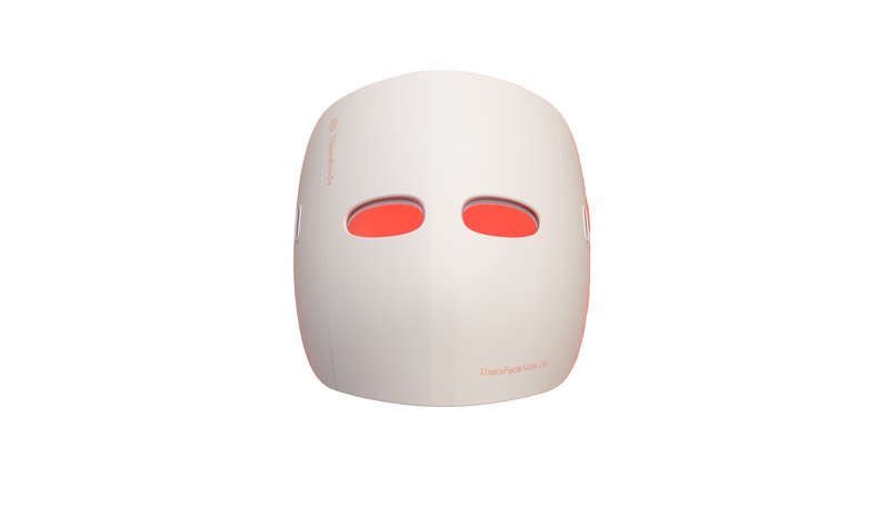 Therabody TheraFace Mask Glo - johdoton LED-ihonhoitonaamio rentouttavalla hieronnalla