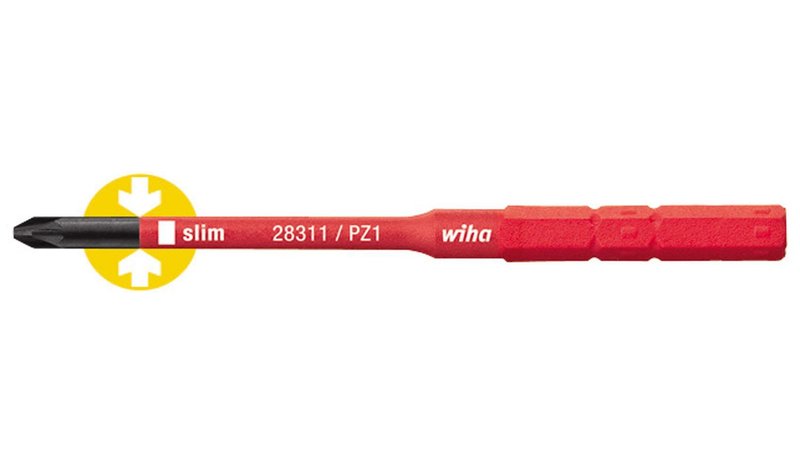 Wiha slimBit VDE PZ1x75 -ruuvimeisselin kärki