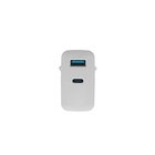 Laturi - Natec-virtalähde - NUC-2142 - Virtalähde CHARGEUR SECTEUR RIBERA GAN 1X USB-A + 1X USB-C 45W VALKOINEN