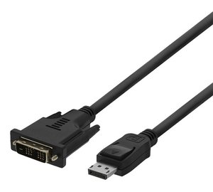 Deltaco, DisplayPort - DVI-D, 1080p 60Hz, 1 m