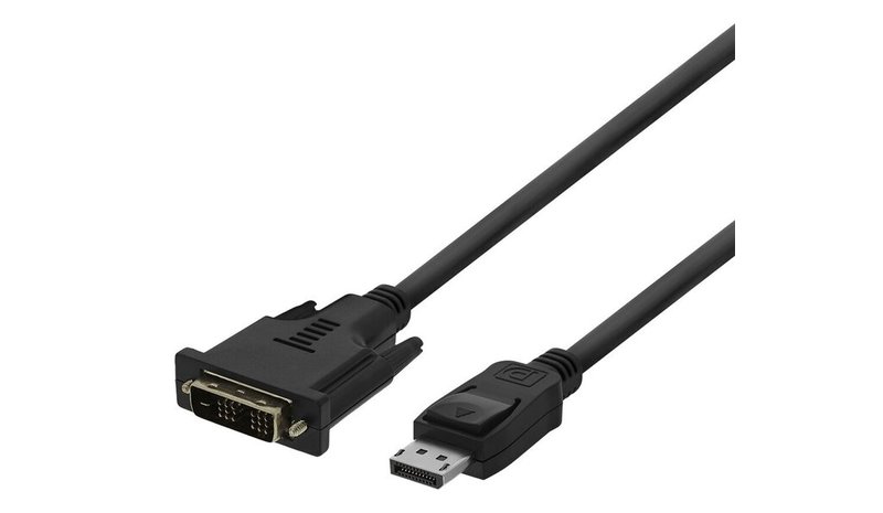 Deltaco, DisplayPort - DVI-D, 1080p 60Hz, 1 m