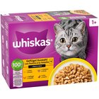 12x85g Adult 1+ siipikarjavalikoima kastikkeessa Whiskas-kissanruoka