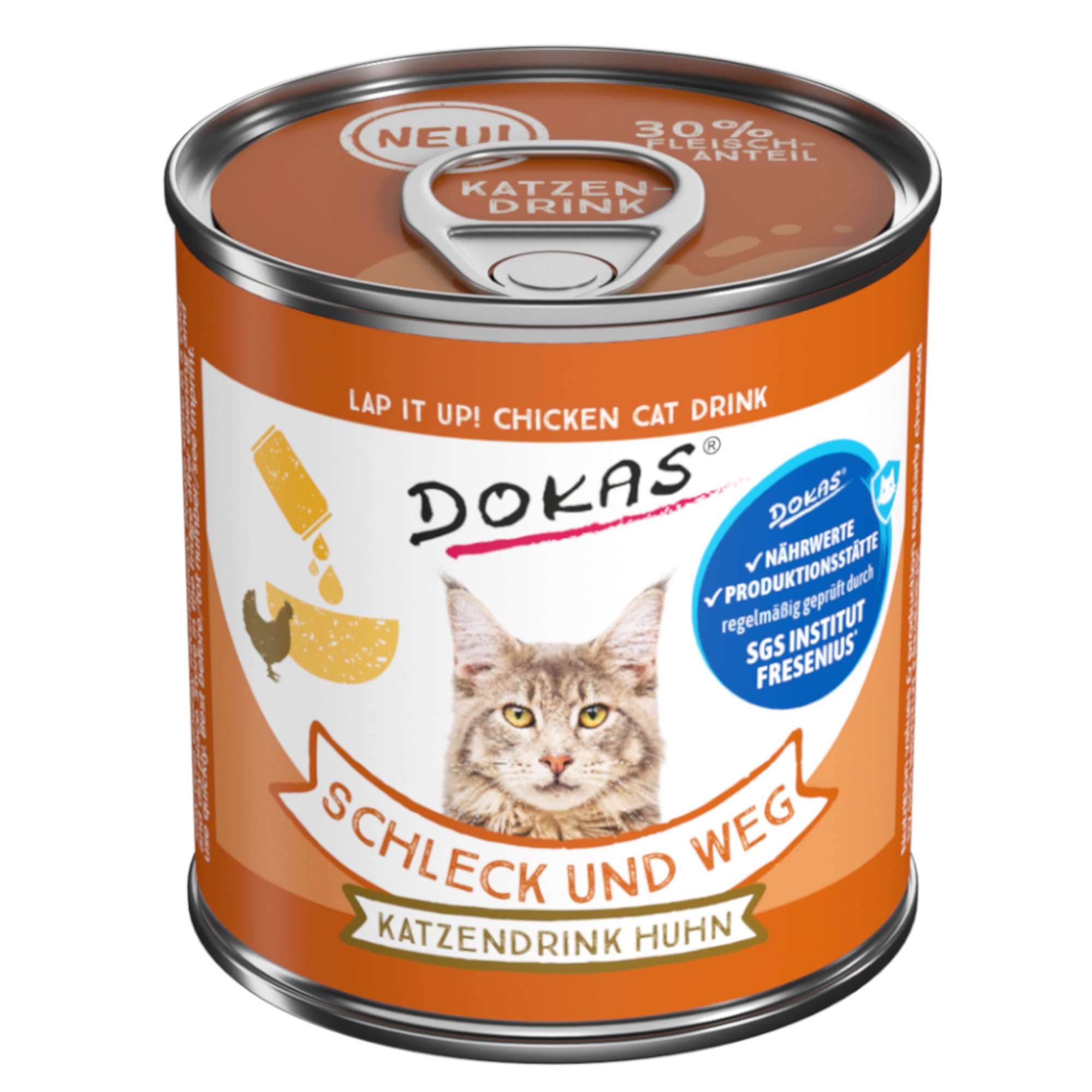 100 g Dokas Schleck & Weg -kissanjuoma kana