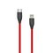 Silikonikaapeli Lightning - USB Type-C (1 m, punainen) – kuva 1