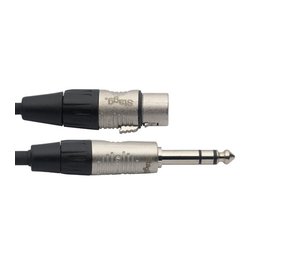 Stagg REAN XLR/f - stereo JACK 6.3, 6m