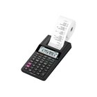 Casio HR-8RCE, Työpöytä, Tulostuslaskin, 12 lukua, 1 linjat, Akku, Musta
