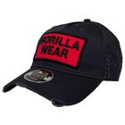 Harrison Cap, Black/Red, OS, Miesten hatut, huivit ja asusteet