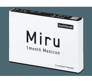 Miru 1month Menicon Multifocal, kuukausikäyttöiset piilolinssit 6 kpl