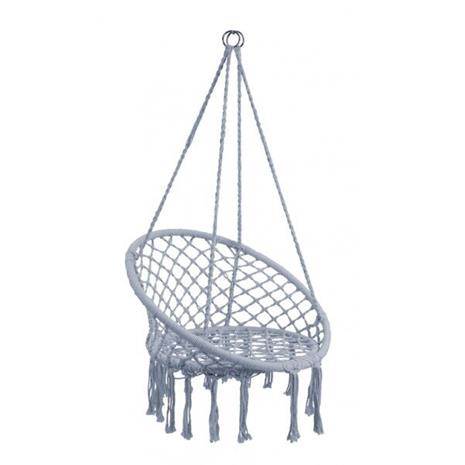 Riippumatto-tuoli Boho, 82 cm, harmaa – kuva 1/1