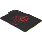 rgb-hiirimatto, mg8, pelaaminen, musta, 350 x 250 mm, 3 mm, marvo, rgb-taustavalo