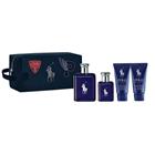 Ralph Lauren Polo Blue miesten tuoksun lahjasetti EDT 125 ml + 40 ml + suihkugeeli ja shampoo + aftershave-balsami