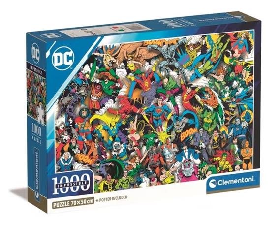 Palapelit 1000 elementtiä Compact DC Comics Justice League