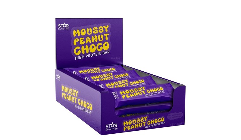 Star Nutrition Soft Protein Bar Moussy Peanut Choco 12x55g