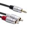 Qoltec kaapeli 2xRCA Mini Jack 3,5mm – kuva 1