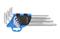 Hogert Torx Tamper Keys Crv, pitkät 9 kpl. – kuva 1