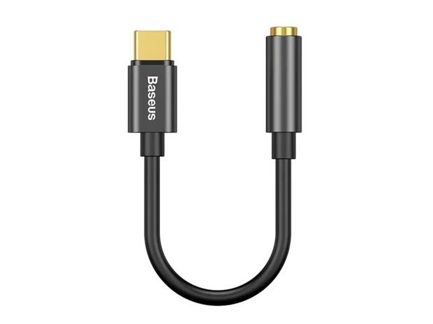 Baseus L54 Audio Adapter USB-C + mini jack 3.5mm (Black)