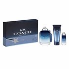 Set Coach: Blue moterims: tuoksuvesi EDT, 90 ml + suihkugeeli, 90 ml + tuoksuvesi EDT, 120 ml