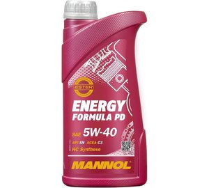 MANNOL Energy Formula PD 5W-40 API SN/SM/CF Motorenöl, 1 L