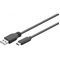 Goobay USB 2.0 cable 1,8 m, Black, USB 2 – kuva 1