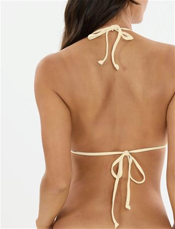 Athlecia Sherrill W Triangle Bikini Top - Yellow - 42