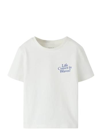 name it Nmmfukkan Ss Nreg Top - White - 116