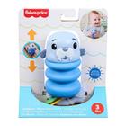 Fisher-Price JHB54 Squishseas silikoninen 2-in-1 purulelu ja helistin