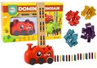 Domino-autolelu Dinosaurus, punainen