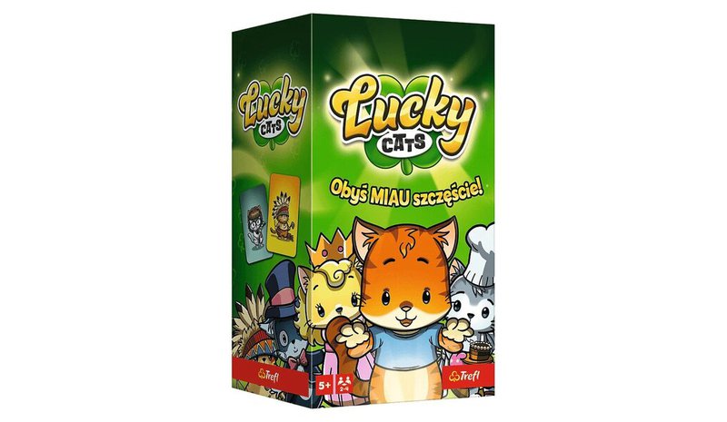 Lasten lautapeli Lucky Cats, 5+, värikäs