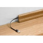 Flat Lan-kaapeli Cat 6 U/utp 5m, ruskea