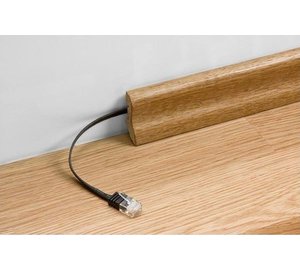 Flat Lan-kaapeli Cat 6 U/utp 5m, ruskea